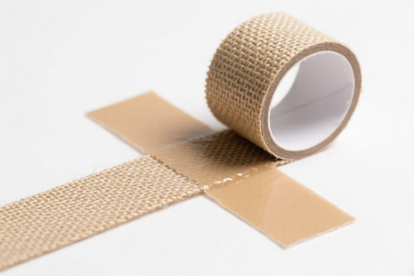 Adhesive narrow woven fabrics