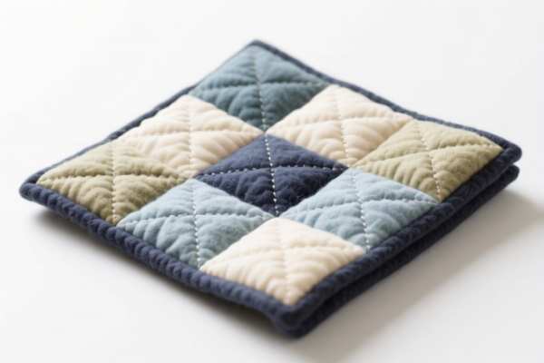 Fine animal hair padded textile products