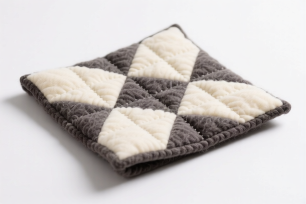 Fine animal hair padded textile products