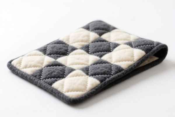 Quilted textile products of wool