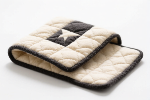Quilted textile products of wool