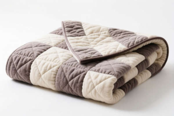 Wool quilted blanket