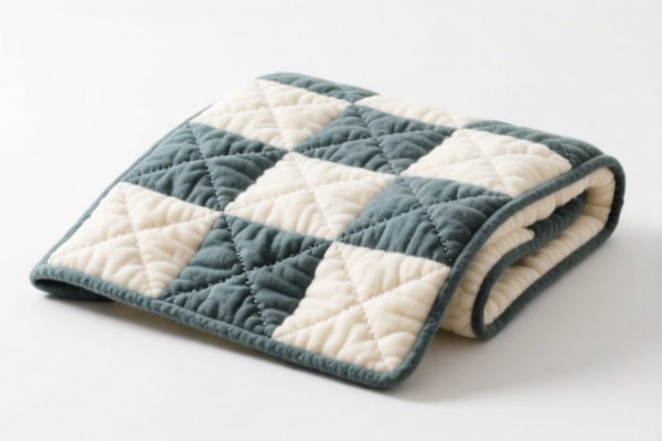 Wool quilted blanket