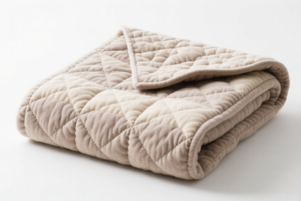 Wool quilted blanket