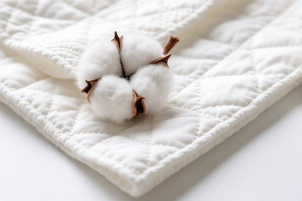 Cotton fiber quilted fabrics