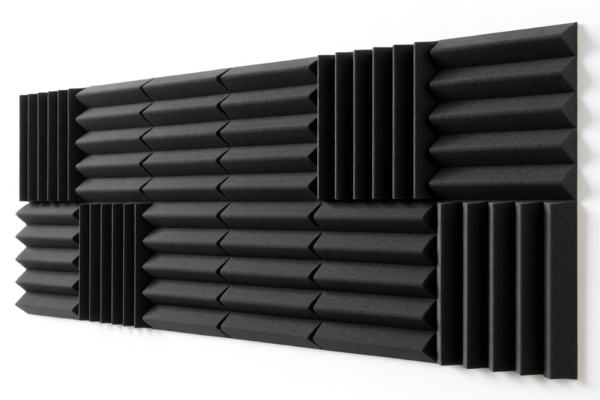 Soundproof textile wall coverings