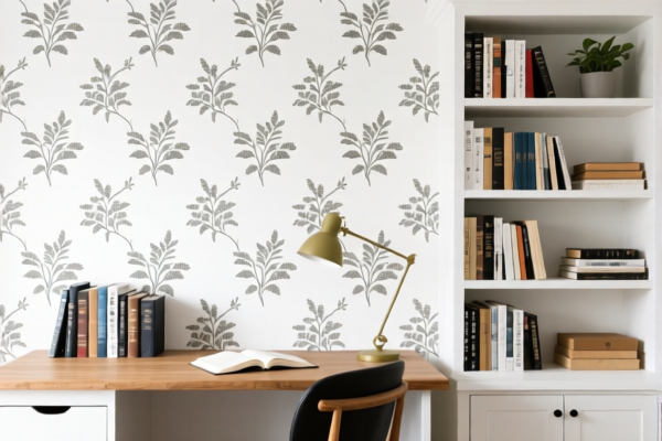 Study room wallcloth