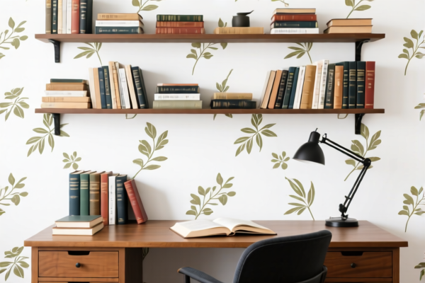 Study room wallcloth