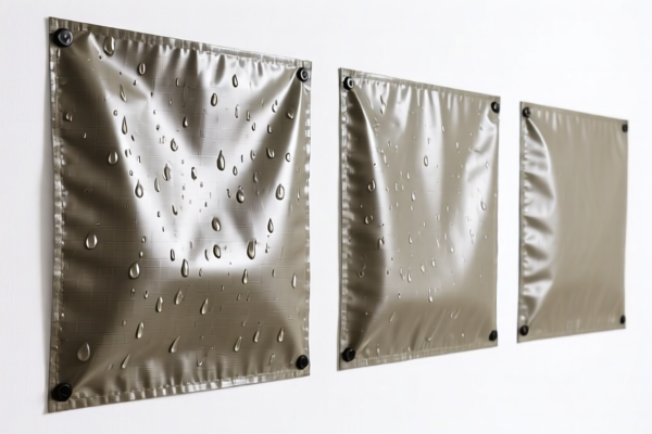 Waterproof textile wall coverings