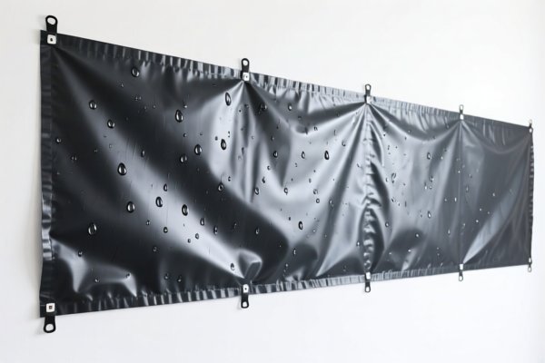 Waterproof textile wall coverings
