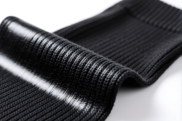 Rubberized Knitted Apparel Fabric