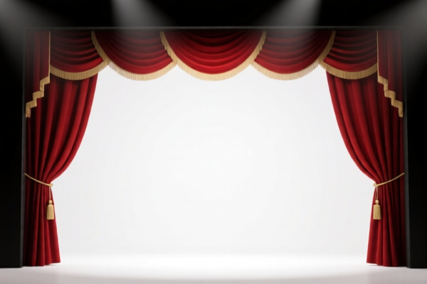 Stage background cloth
