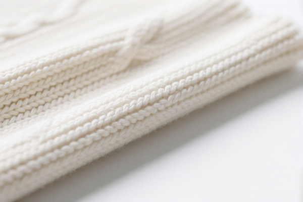 Polyester looped pile knitted fabric