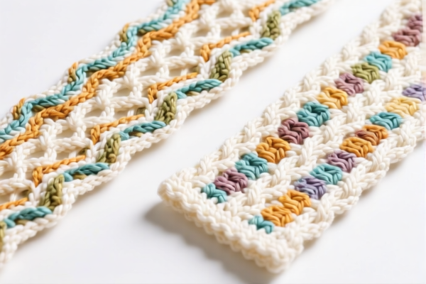 Decorative warp knitted fabrics