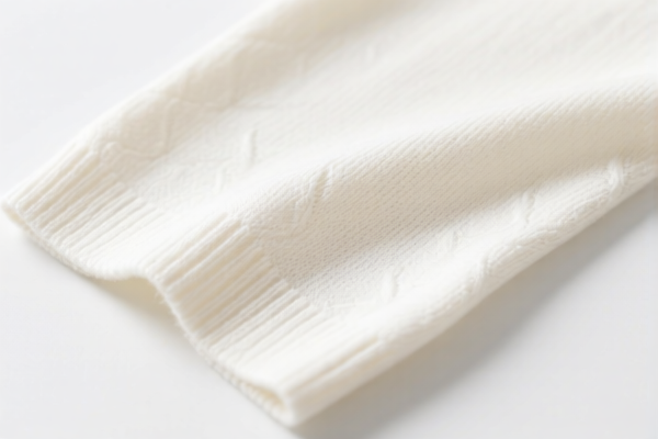 Bleached Single Knit Cotton Fabric