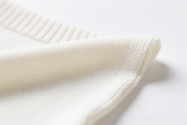 Bleached Single Knit Cotton Fabric
