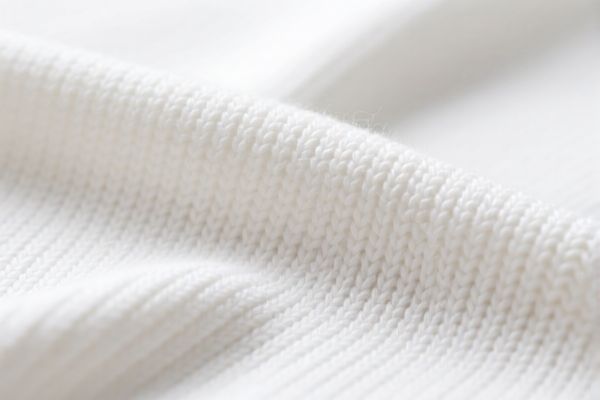 Synthetic knitted or crocheted fabrics (other), bleached