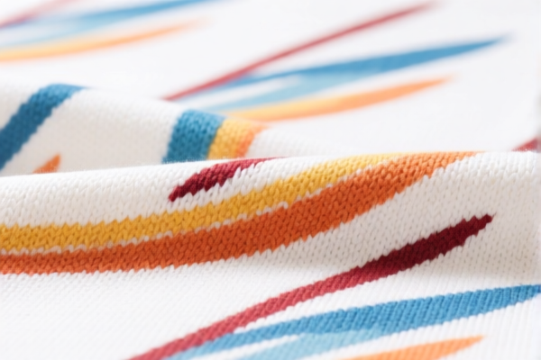 Acrylic printed knitted fabric
