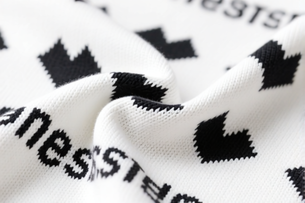 Polyester printed knitted fabric