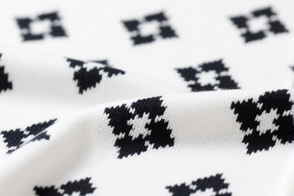 Polyester printed knitted fabric