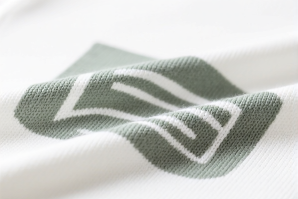 Printed synthetic knitted fabric