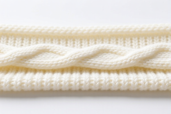 Bleached Double Knit Knitted Fabric