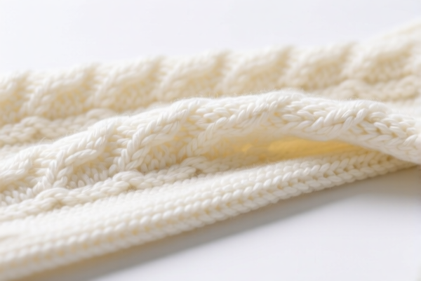 Bleached Double Knit Knitted Fabric