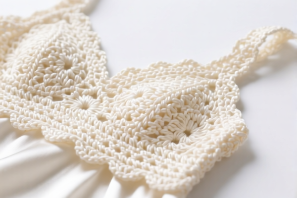 Silk Crocheted Apparel Fabric