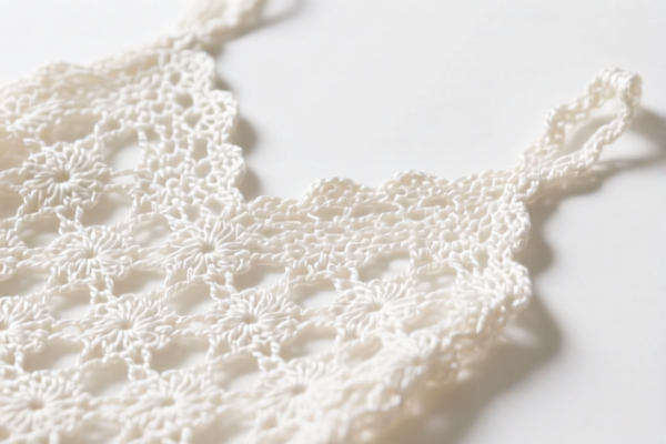 Silk Crocheted Apparel Fabric