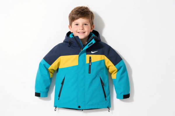 Boys' Ski Jackets of Other Textile Materials