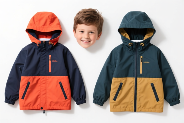 Boys' Windbreakers of Other Textile Materials