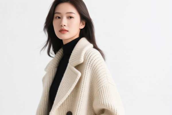 Women's knitted coat