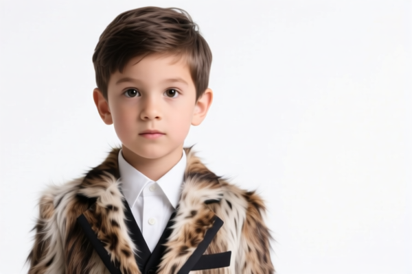 Fine Animal Hair Boy's Suit
