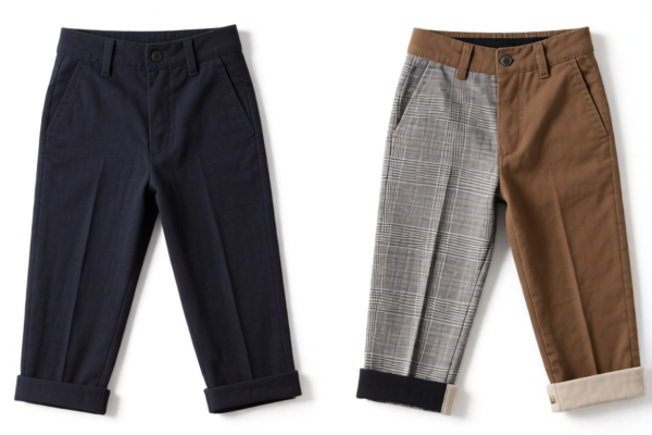 Boys' Trousers of Other Textile Materials
