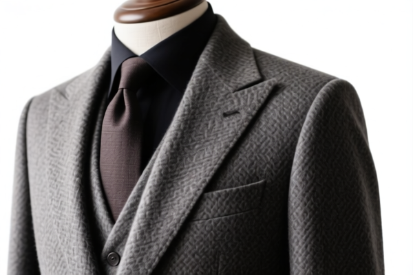 Synthetic Fiber Blended Wool Suits