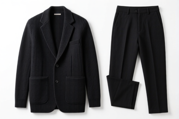 Men's_Boys' Knitted_Crocheted Suit Sets (Not Swimwear)