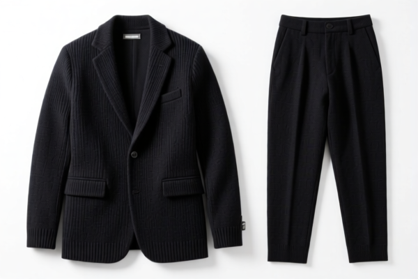 Men's_Boys' Knitted_Crocheted Suit Sets (Not Swimwear)