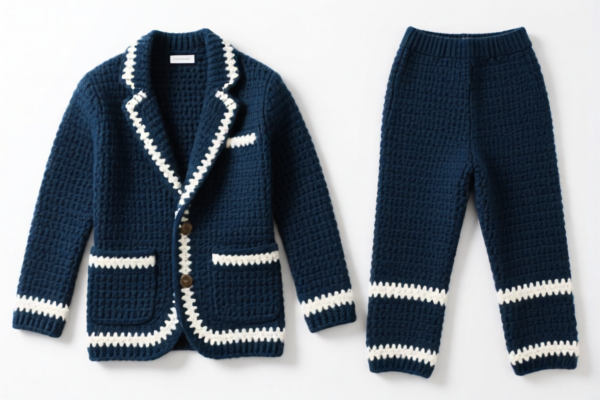 Men's crocheted suit sets