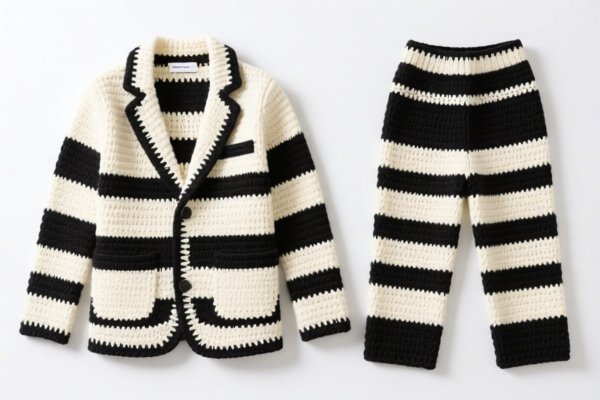 Men's crocheted suit sets