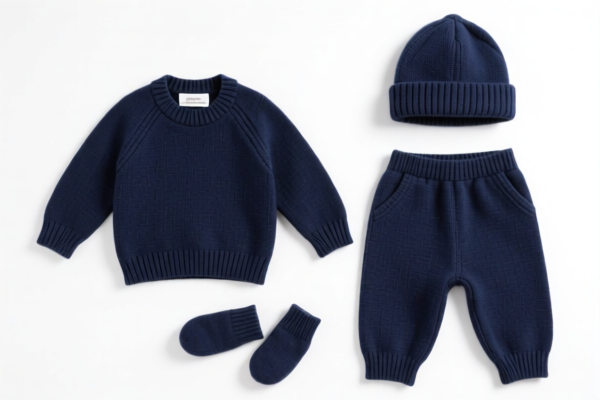 Boys' knitted ensembles of other textile materials