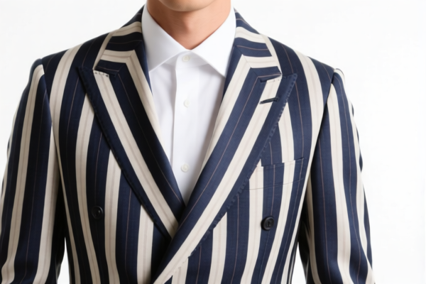 Men's Suits of Other Textile Materials, Striped