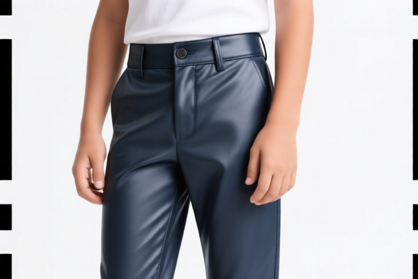 Boys' Synthetic Casual Trousers