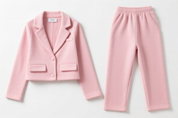 Girls' synthetic fiber suit sets