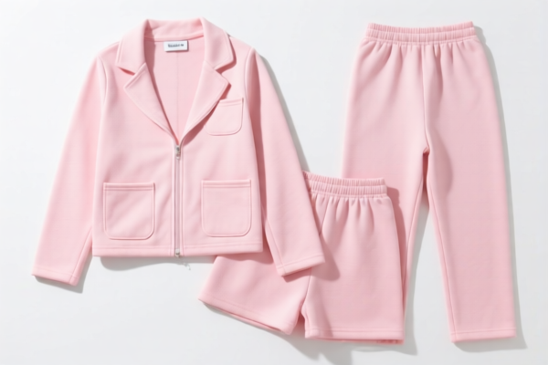 Girls' synthetic fiber suit sets