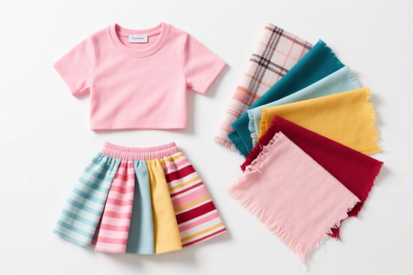 Girls' Ensembles of Other Textile Materials