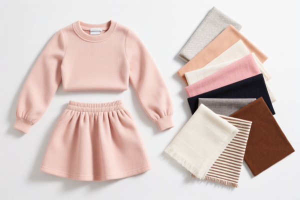 Girls' Ensembles of Other Textile Materials