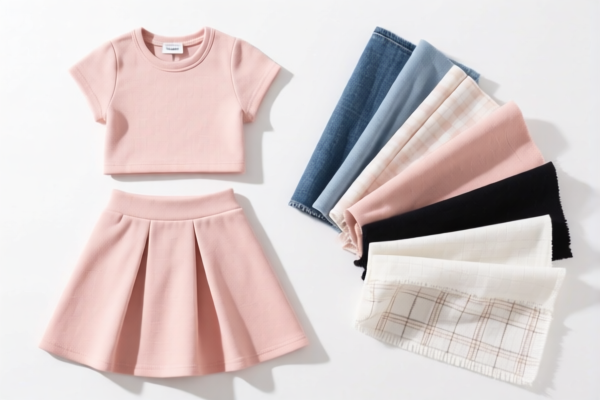 Girls' Ensembles of Other Textile Materials