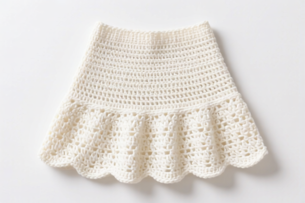 Cotton Crocheted Women's Skirt