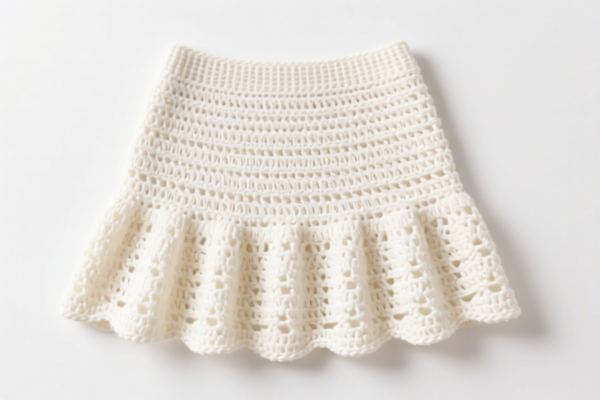 Cotton Crocheted Women's Skirt