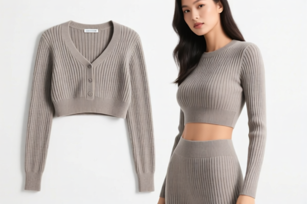 Women's Synthetic Fiber Knitted Two
